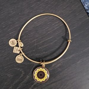 Alex and Ani sunflower bracelet
